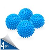 BlueBounce Laundry Balls - Reusable Fabric Softeners & Stain Removers (4 pack)