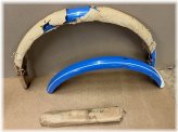 Blue Balloon Tire Fender Set