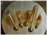 Vintage Spiral Filament Light Bulb Set