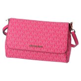Electric Pink Convertible Crossbody Pouchette