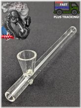 Clear Glass Steamroller Pipe