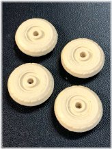 Retro Wheels and Tires Set