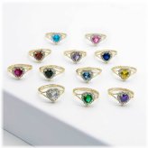 Golden Heart Toe Ring