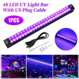 Midnight Glow 48-LED Black Light Bar