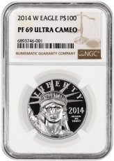 2014 W Proof American Platinum Eagle