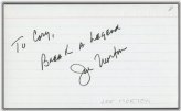 Joe Morton Signed Cut from The Brother