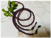 Amethyst Rainbow Eyeglass Chain