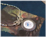 Enchanted Thistle Unicorn Necklace