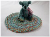 Braided Rug Bear Figurine