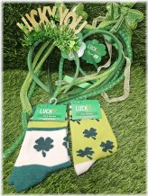 Lucky Charm Kids Sock and Headband Bundle