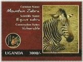 Uganda Equus Zebra Stamp