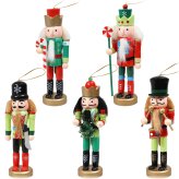 Festive Nutcracker Ornament Set