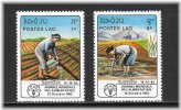 Laotian World Food Day Stamps - 1982