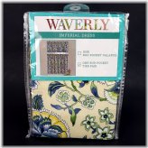 Blue Cotton Tier Valance