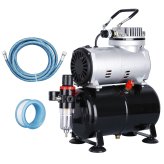 Precision Airbrush Compressor Kit with Tank for Art and Crafts