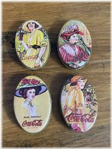 Coca Cola Vintage Sewing Tin Set