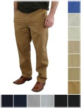Classic Stretch Cotton Twill Pants