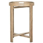 Elegant Gray Side Table by Hamish - Safavieh