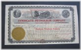 Vintage Syndicate Petroleum Co. Stock Certificate