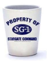 Stargate Command SG-1 Ceramic Shot Glass - Official TV Series Collectible