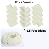 Soft Edge Cushions - Child Safety Foam Guards for Furniture Corners and Table Edges