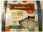 Polka Dot Breathable Crib Liner