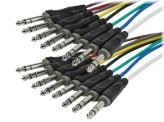 ProLink 8-Channel TRS Male to Male Audio Snake - 1 Meter Length