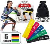 FlexFit Loop Set: 5 Resistance Bands for Total Body Training