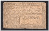 Pennsylvania Colonial Shilling Note - April 1777