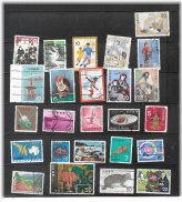 Vintage Japanese Pictorial Commemorative Stamp Collection