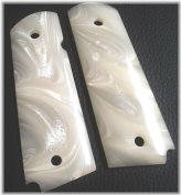 Slim Line Mother of Pearl Grips for 1911 Colt & Clones