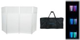 White Event Booth with Built-in Table and Travel Bag