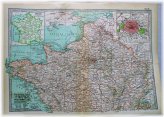 Antique French Northern Part Atlas Map - 1911