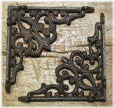 Heartwrought Rustic Shelf Brackets