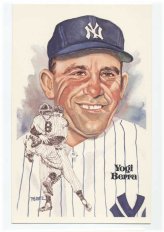 Yogi Berra Perez Steele Postcard
