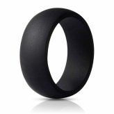 Black FlexRing: A Comfortable and Durable Wedding Band for Men