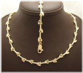 Golden Leaf Branch Jewelry Set