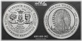 Columbian Expo Ferris Wheel Commemorative Medal
