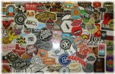 Craft Beer Logo Sticker Set - 10 Unique Brewery Decals