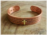 Copper Serenity Prayer Magnetic Cuff