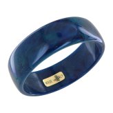 Italian Lucite Peacock Bangle