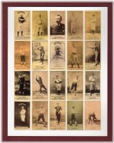 Vintage Legends Uncut Trading Card Sheet