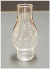 Clear Glass Miniature Oil Lamp Chimney