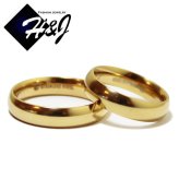 Gold Plated Stainless Steel Wedding Band Set