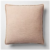 Cozy Chambray Accent Pillow