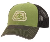 Green & Black Patch Mesh Cap