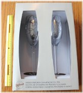 Silver Lining Champagne Flutes