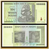 Trillion Dollar Zimbabwean Banknote - Authentic and Uncirculated with COA