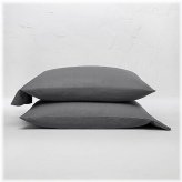 Washed Linen Solid Pillowcase Set by Casaluna