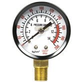 200 PSI Side Mount Air Compressor Gauge by Rolair